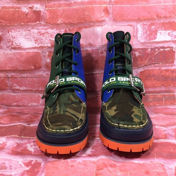 COPY - POLO SPORT RALPH LAUREN RANGER BOOTS GREEN NAVY main image 6